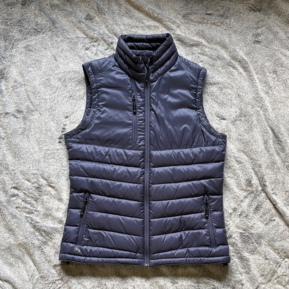 Stormtech Women’s Blue/Purple Puffer Vest Size Small